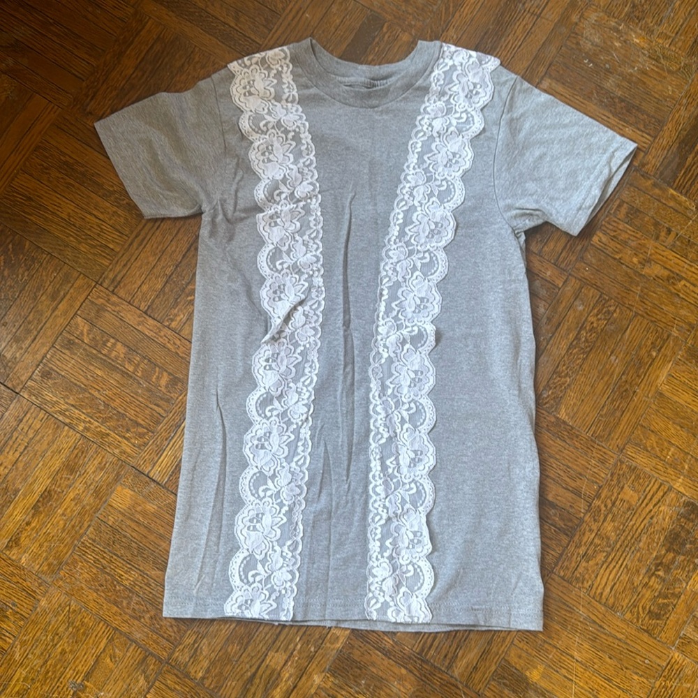 Hanes DIY Tee with Lace